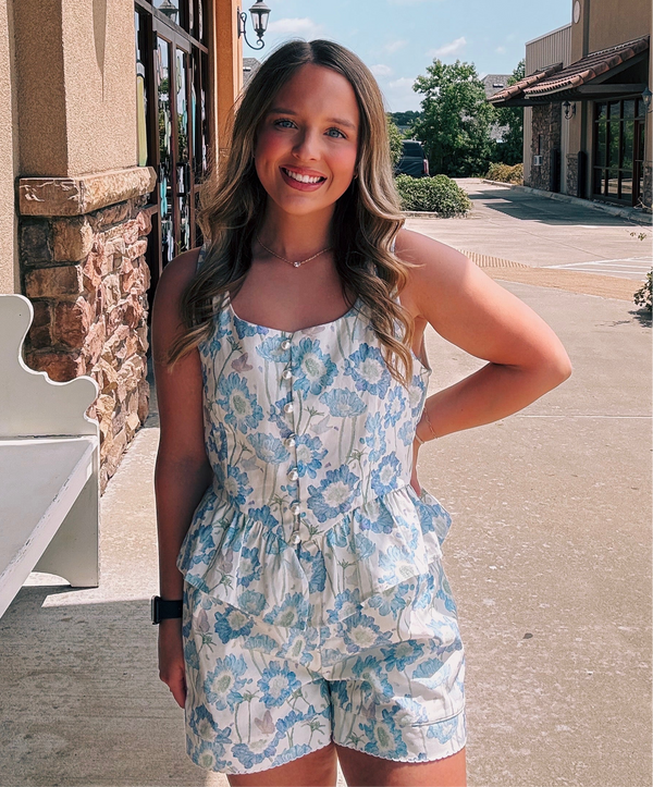 Petal & Peplum Set