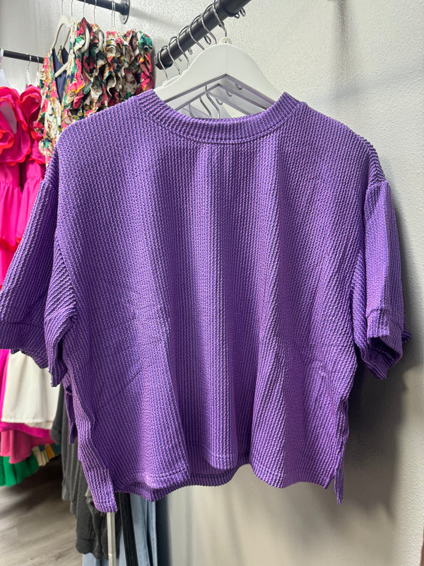 My Way Ribbed Round Neck Set