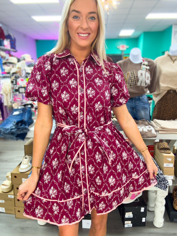 The One For You Dress | Burgundy