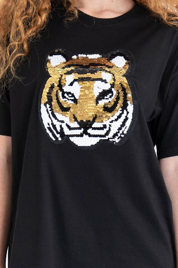 Tiger Sequin Top - FINAL SALE