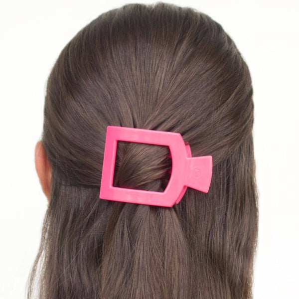 Flat Square Hair Clip | Small | Tropical Punch