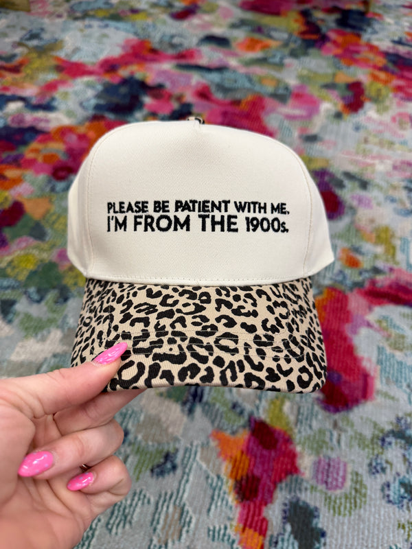 Please Be Patient with Me I'm from the 1900s Trucker Hat Color