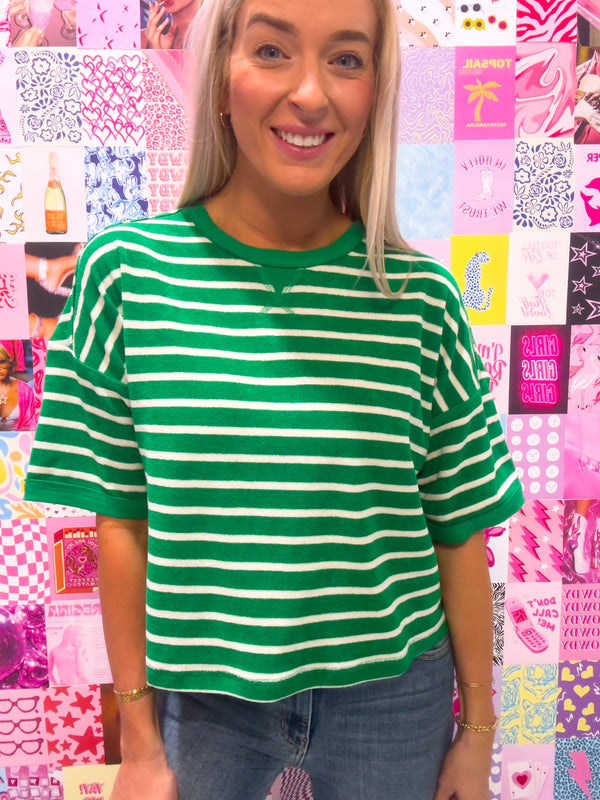 Good Day on the Greens Stripe Top