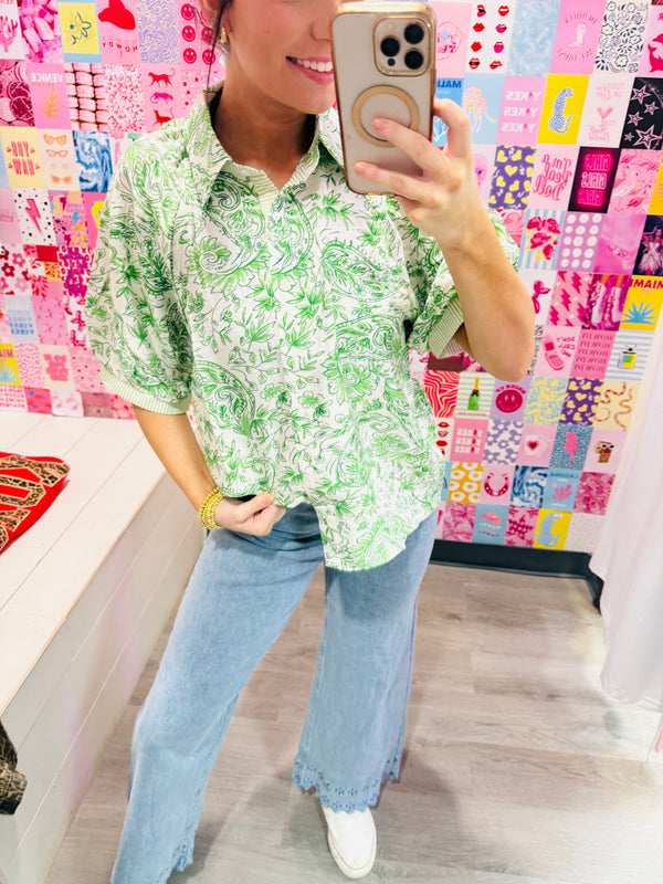 Soft Moments Top | Green