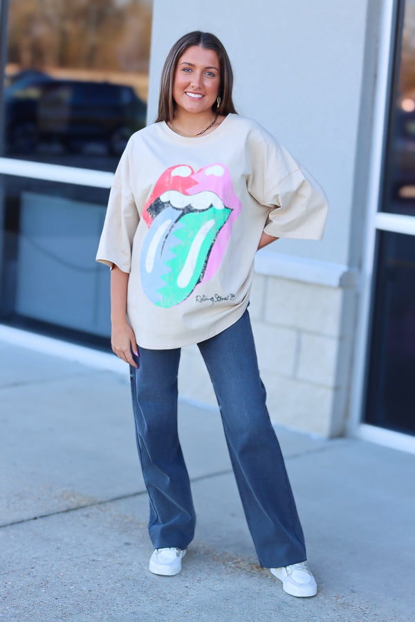 Rock N Roll Oversized Graphic