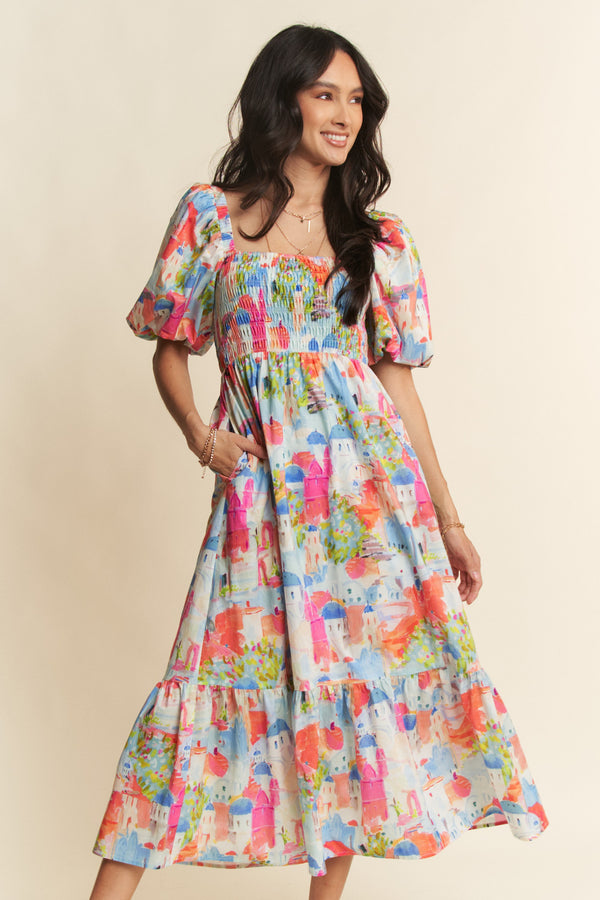 Sights to See Midi Dress