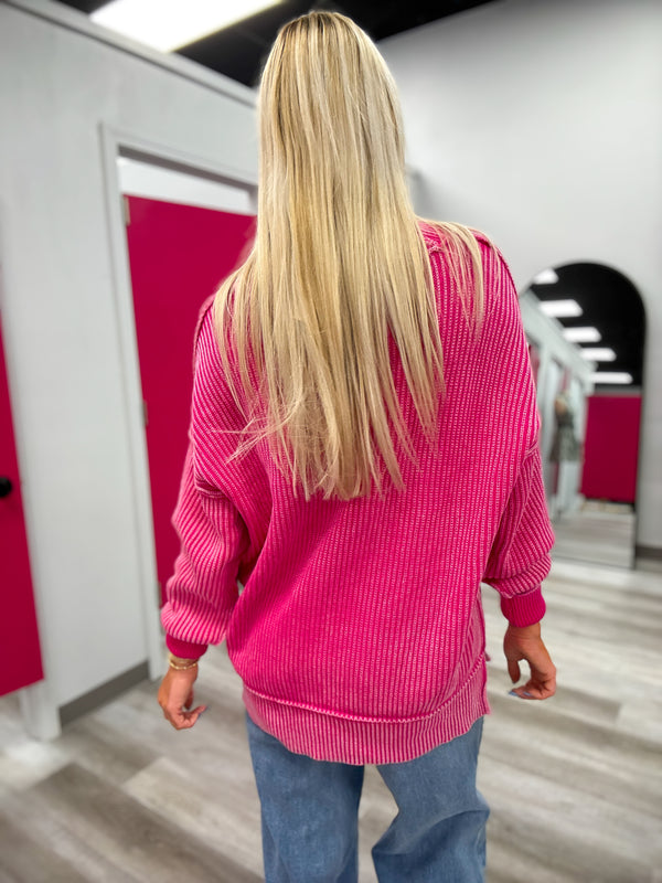 Sugar Rush Knit Pink Sweater