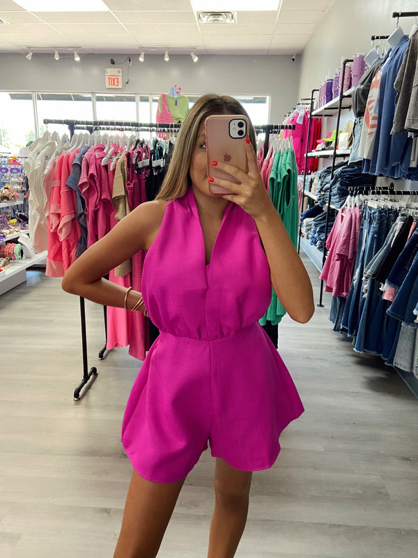 Enchanted With You High Neck Romper