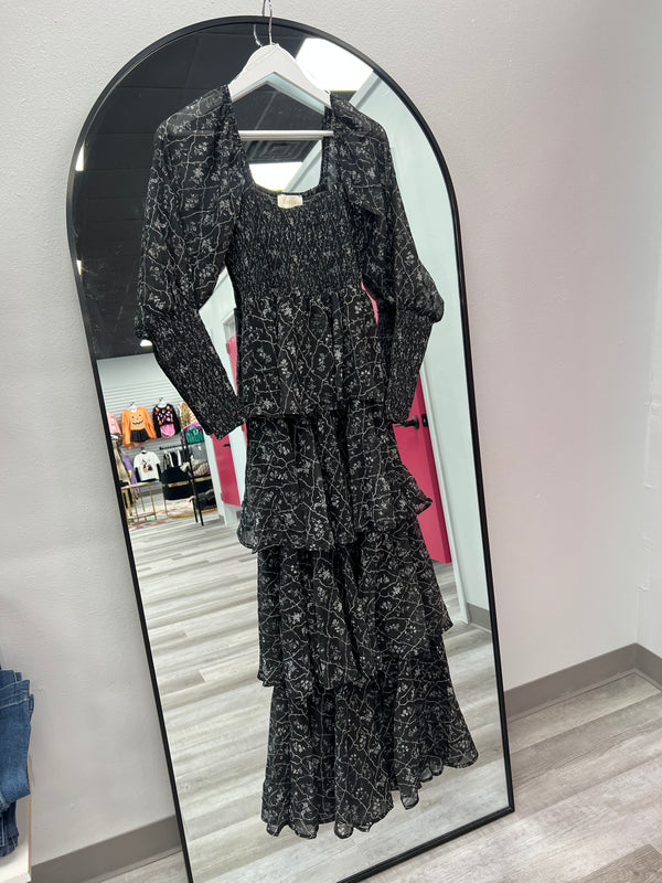 Make the Most of It Black Maxi Dress