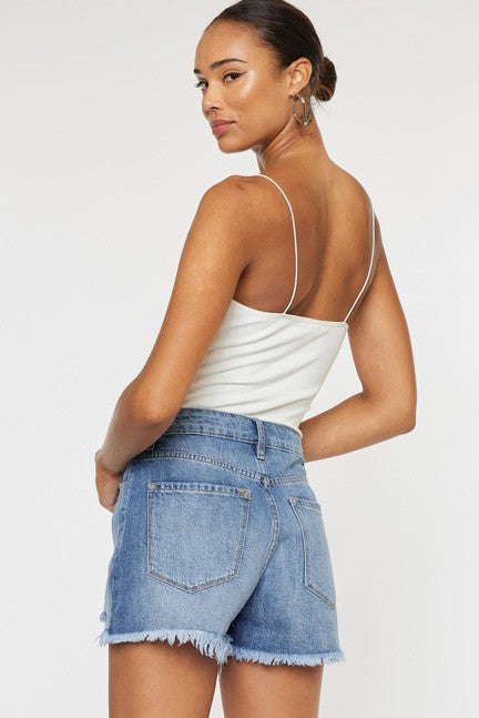Mid Summer Vibes Kancan Denim Shorts