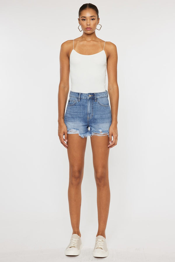 Mid Summer Vibes Kancan Denim Shorts