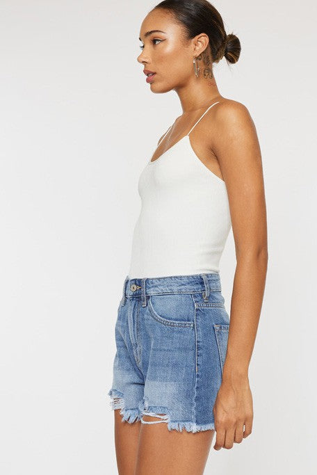 Mid Summer Vibes Kancan Denim Shorts