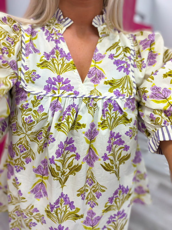 Among the Violets Top