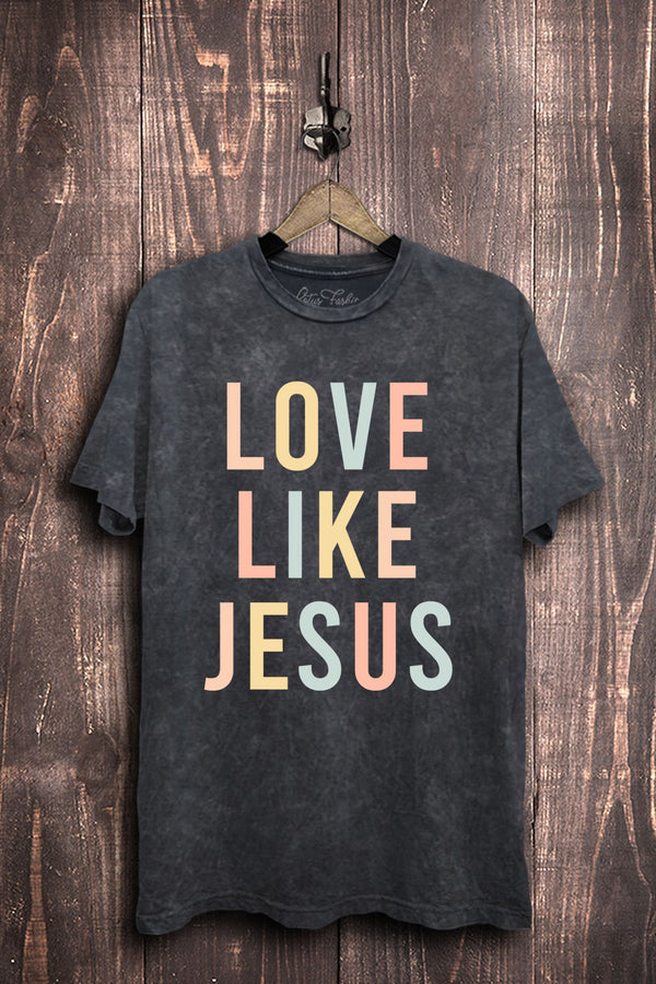 Like Jesus Graphic Tee- Plus Size