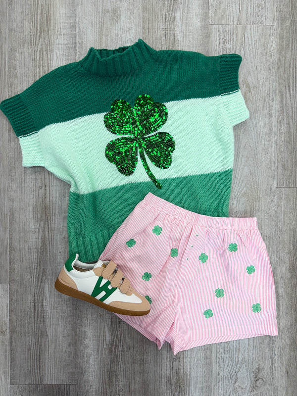 Lucky Clover Embroidery Boxer Short