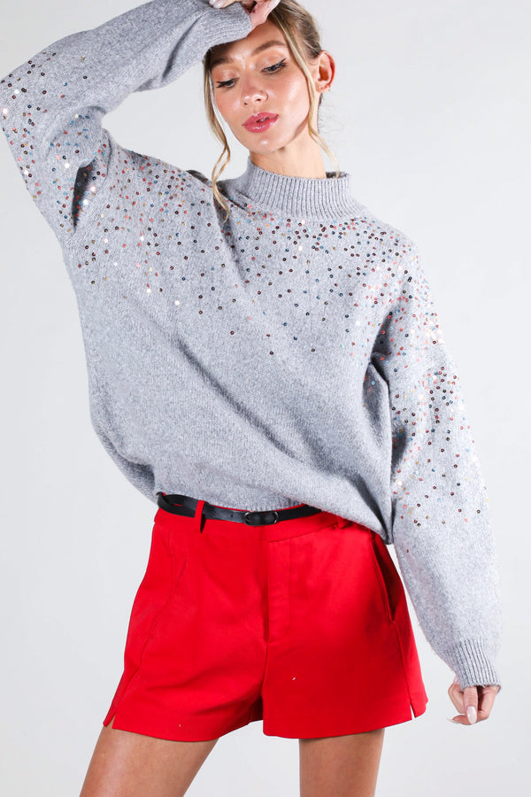 Cheers to the New Year Sequin Sweater