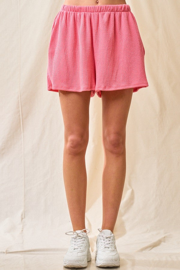 Through the Day Ribbed Shorts