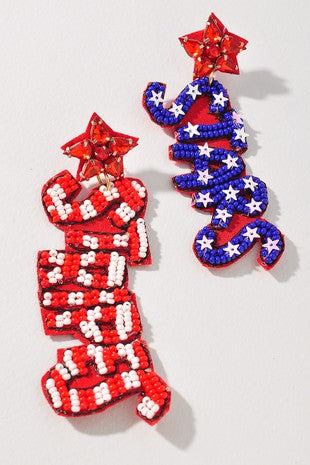 Stars Stripes Earring