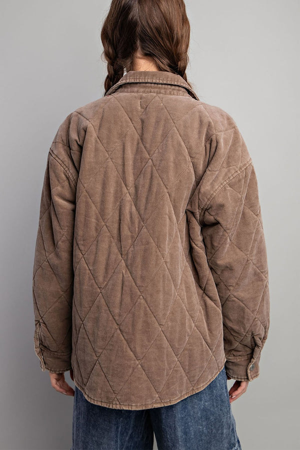 Cocoa Cozy Quilted Jacket