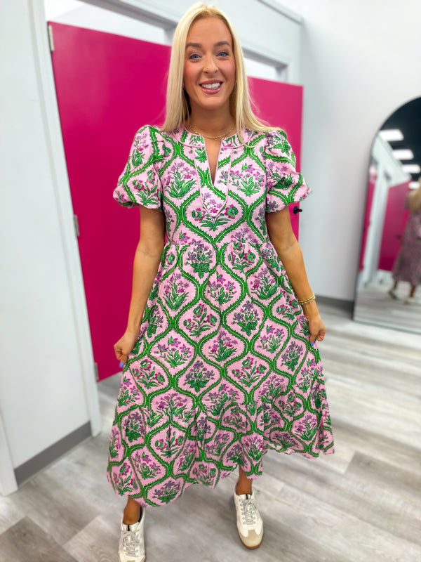 The Market Day Midi | Pink