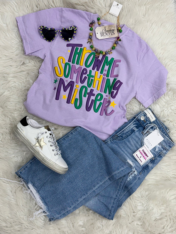 Throw Me Something Mardi Gras Graphic Tee