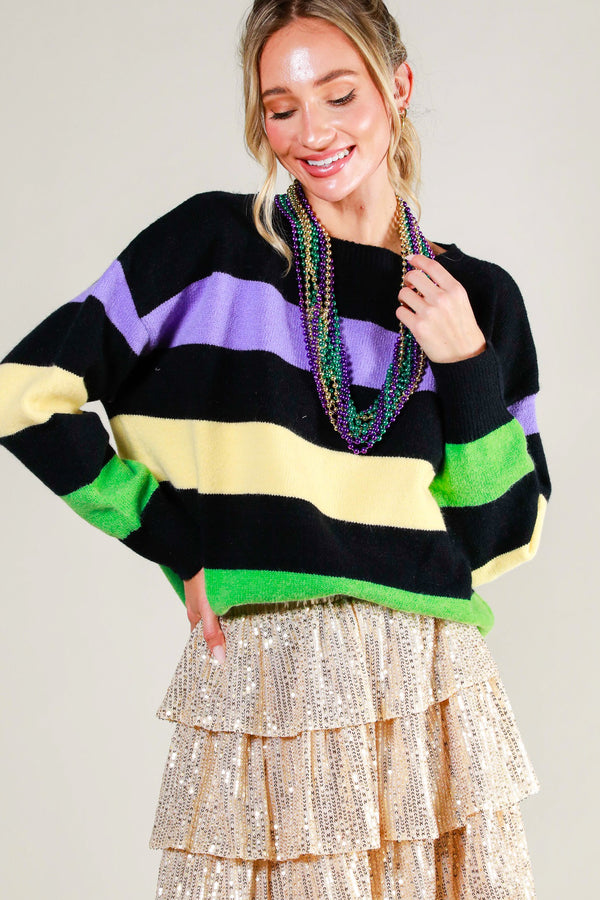 All About Those Beads Sweater