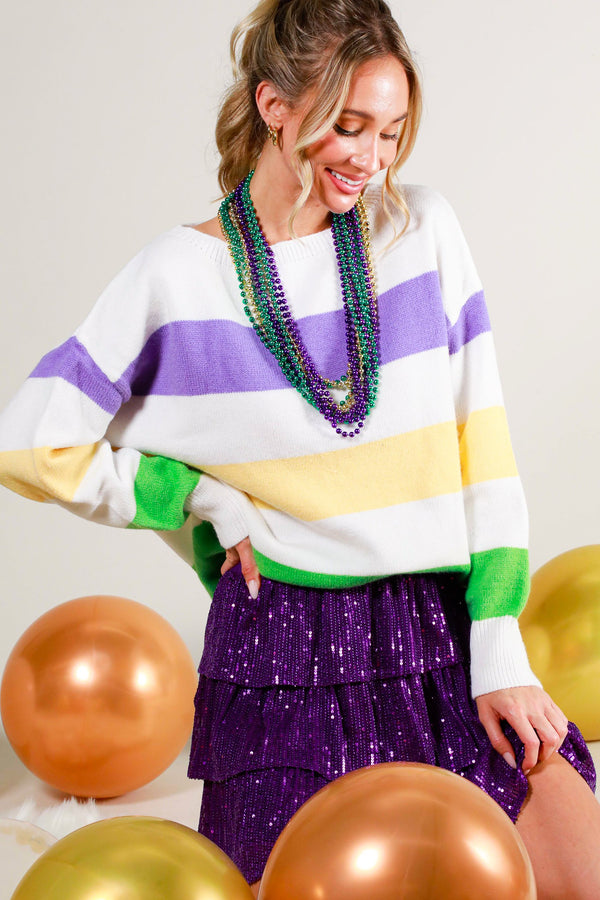 All About Those Beads Sweater