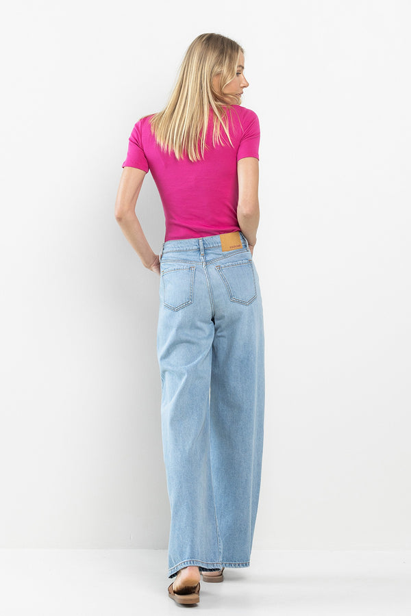 The Alyssa Denim - High Rise Wide Leg
