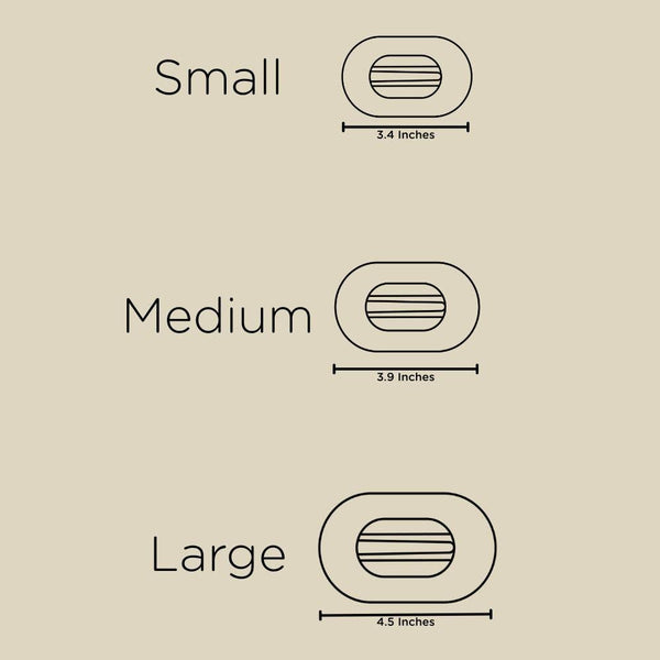 Flat Round Hair Clip | Medium | Red Carpet Ready