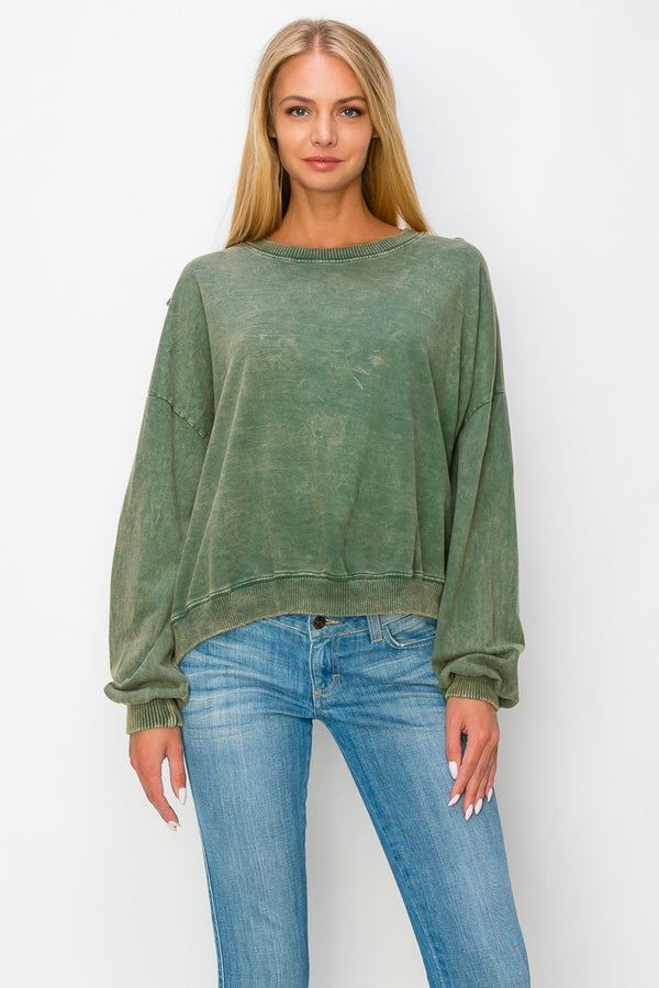 Not Your Basic Olive Pullover