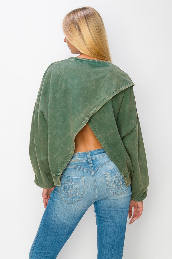 Not Your Basic Olive Pullover