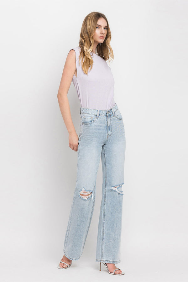 The Lyric Denim | 90's Vintage Super High Rise Flare Jeans