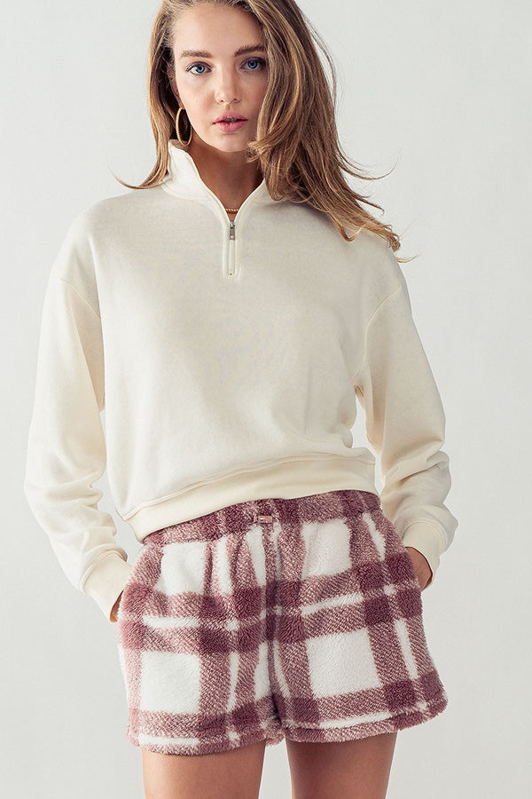 Mineral Wash Quarter Zip