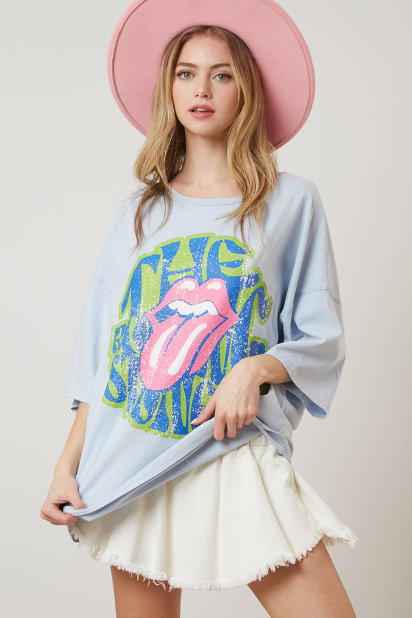 Rolling Stones Graphic Oversized Tee