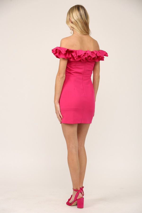 Off the Shoulder Mini Dress | ONLINE ONLY