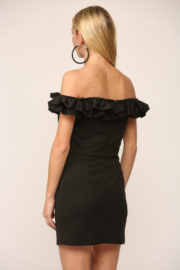 Off the Shoulder Mini Dress