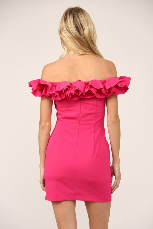 Off the Shoulder Mini Dress