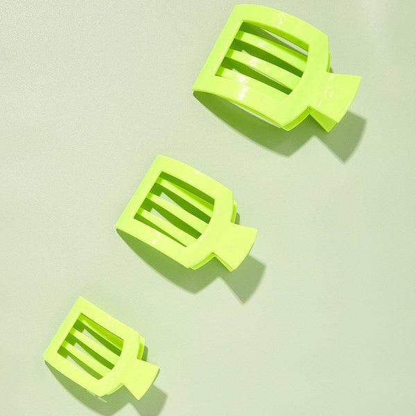 Flat Square Hair Clip | Small | Summer Brights
