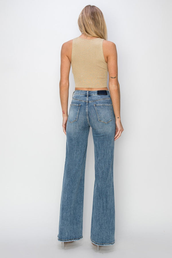 The Ryder V Waist Wide Leg Denim