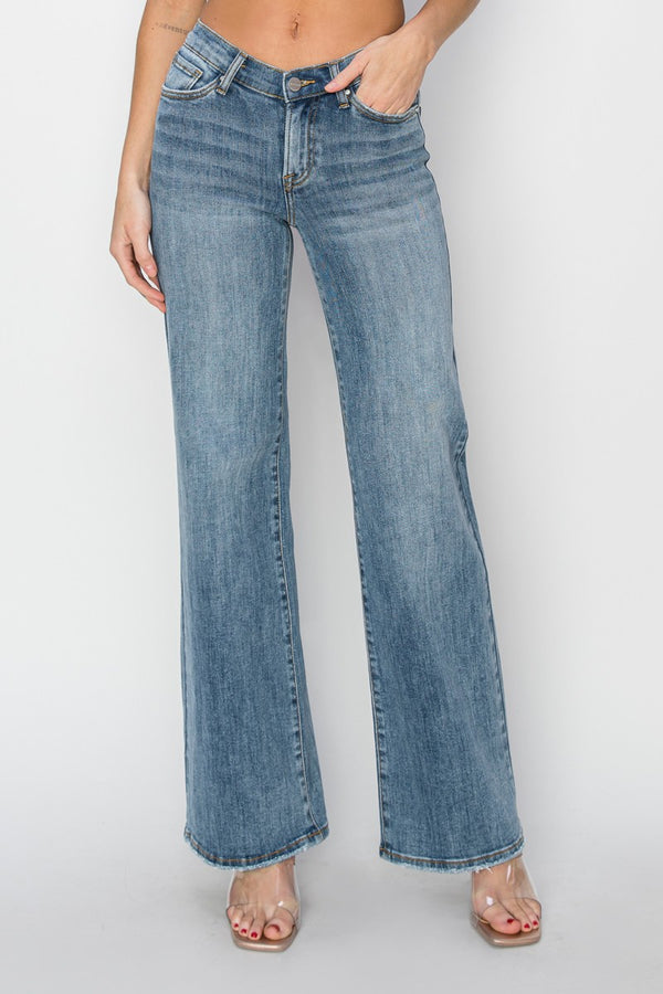 The Ryder V Waist Wide Leg Denim