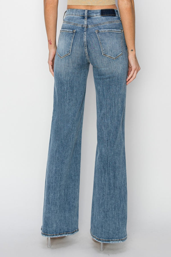 The Ryder V Waist Wide Leg Denim