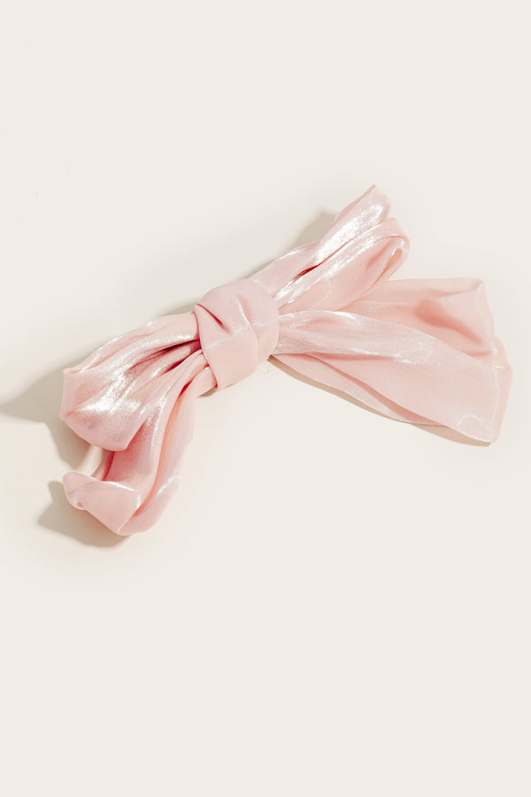 Shiny Ribbon Bow Hair Clip