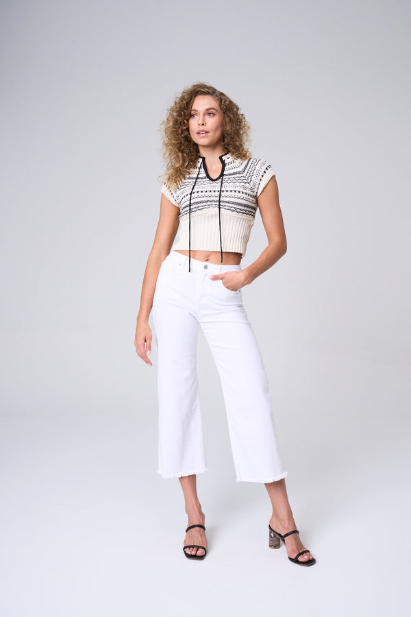 The Katrina White Denim | High Rise
