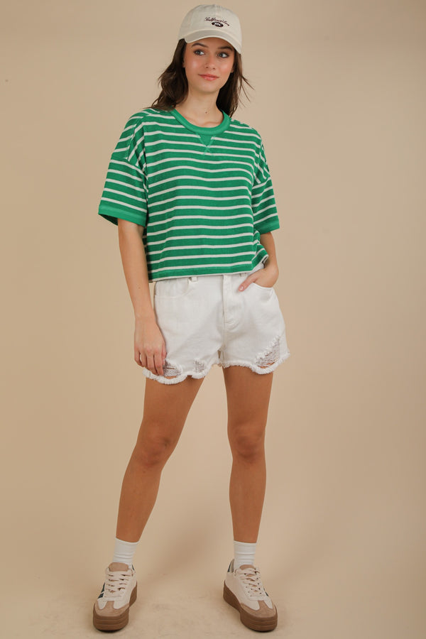 Good Day on the Greens Stripe Top