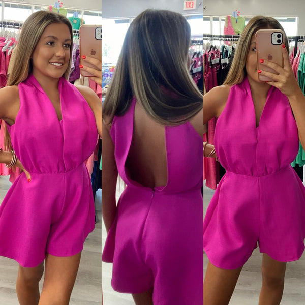 Enchanted With You High Neck Romper