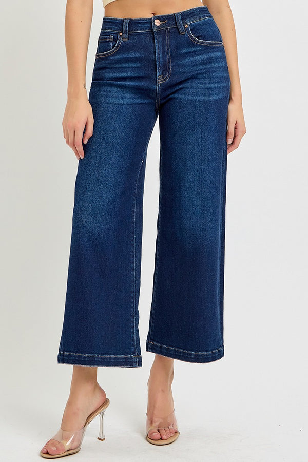 The Ava Denim Highrise Cropped | RISEN