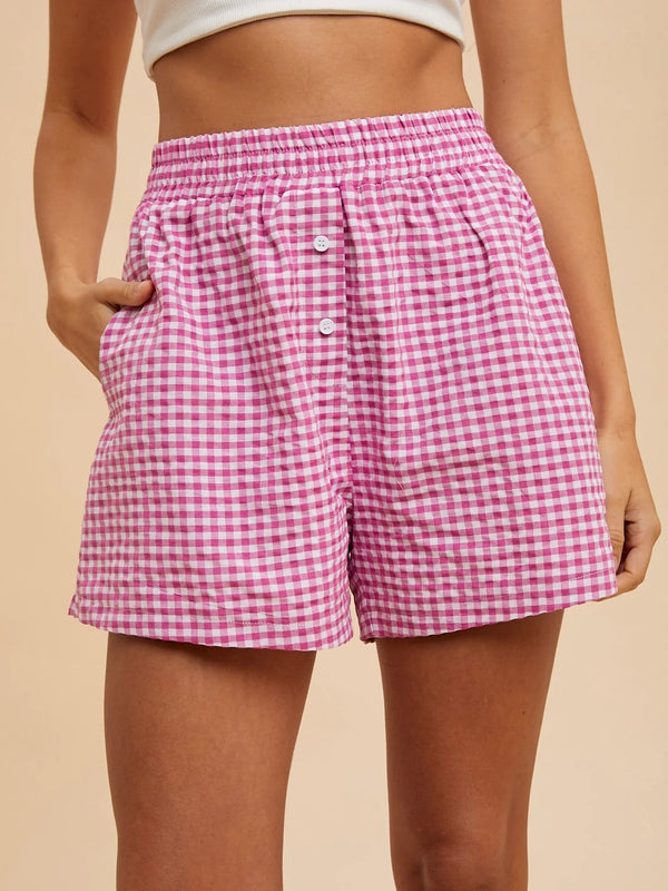 Gingham Boxer Shorts