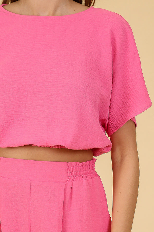 Summer Bliss Crop Airflow Top