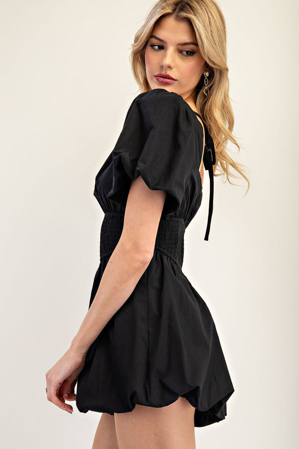 Puff Short Sleeve Romper | FINAL SALE