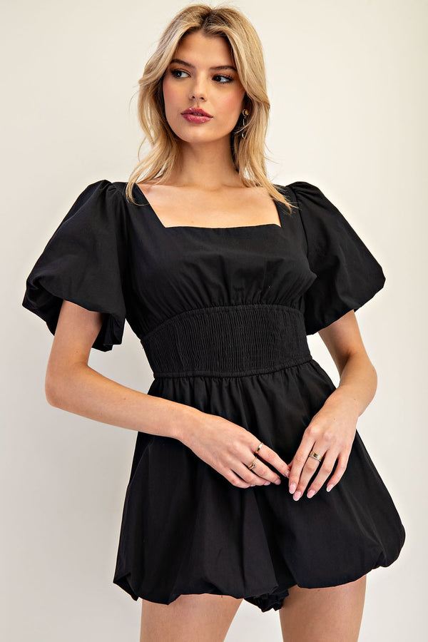 Puff Short Sleeve Romper | FINAL SALE